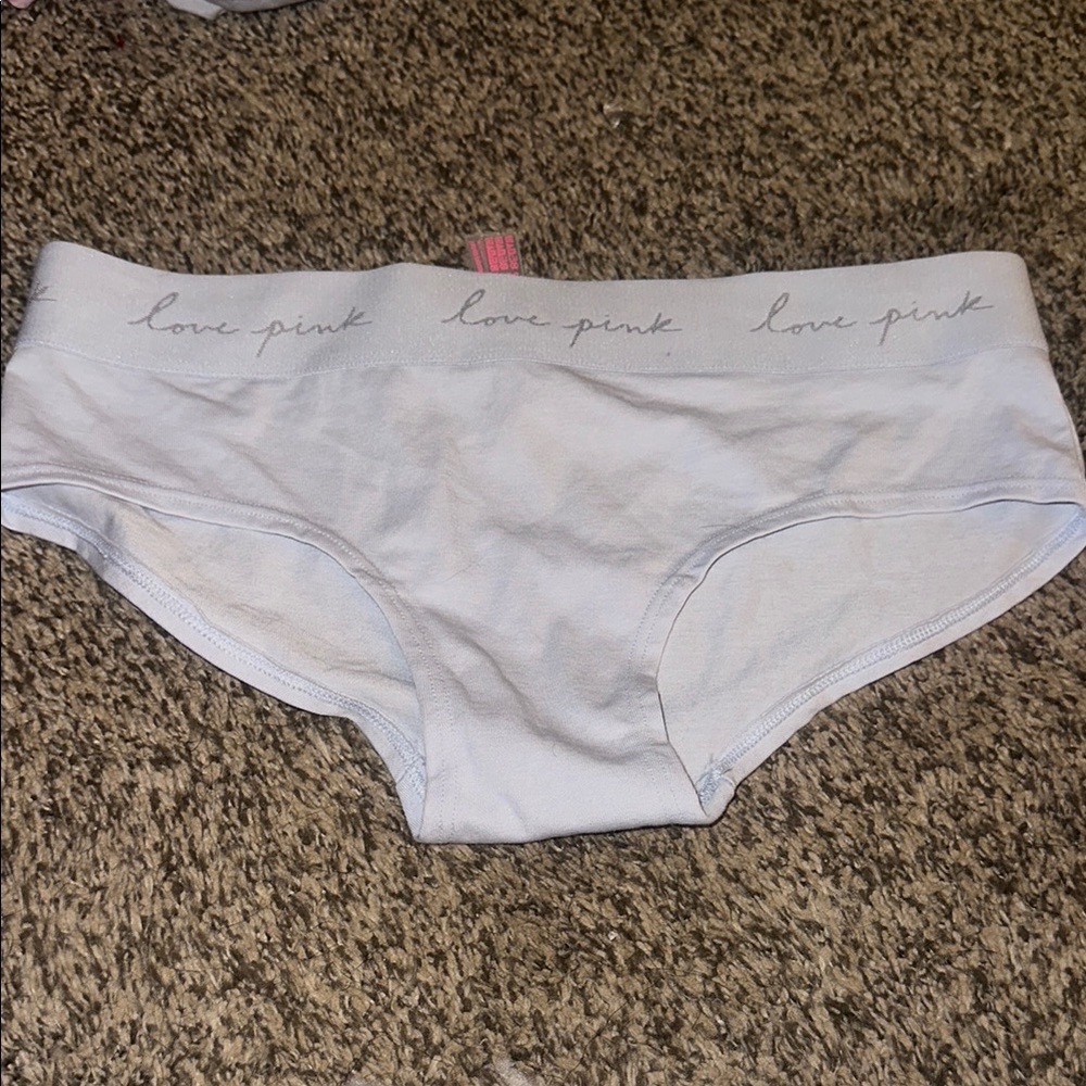 PINK Victoria's Secret White Panties